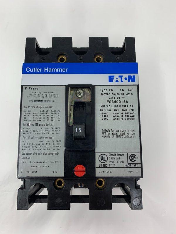 Автоматический выключатель Eaton FS340015A