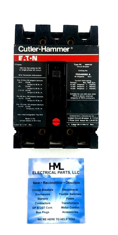 Автоматический выключатель Eaton FS340090A