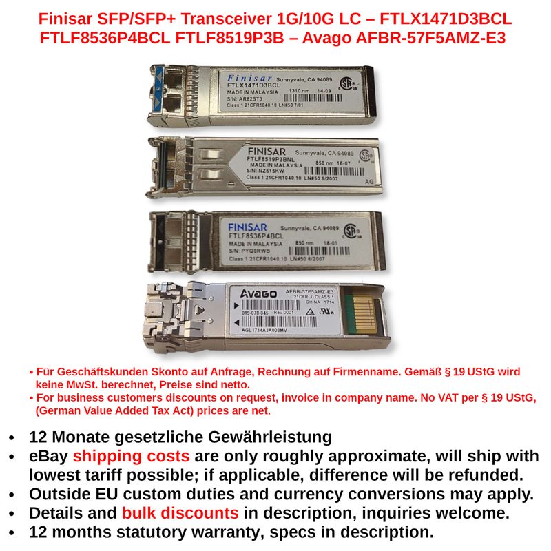 Трансивер FTLF8519P3B