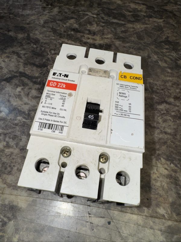 Автоматический выключатель Eaton GD3045