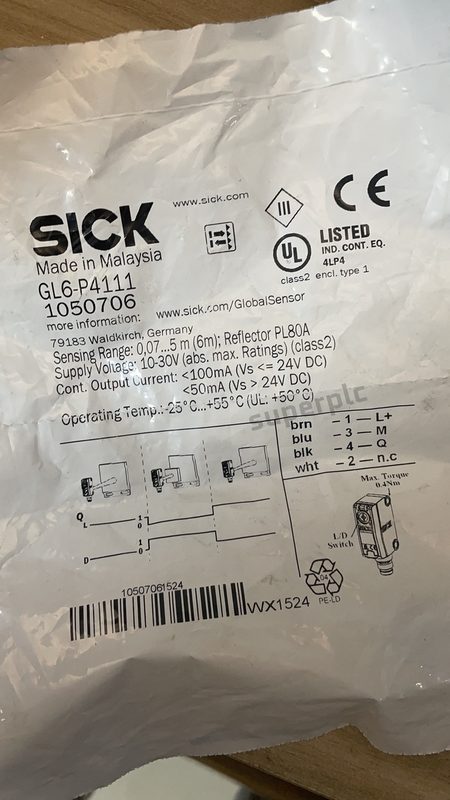 Фотоэлектрический датчик SICK GL6-P4111
