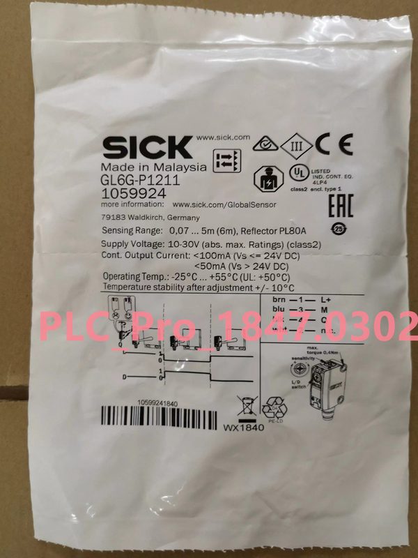 Фотоэлектрический датчик SICK GL6G-P1211