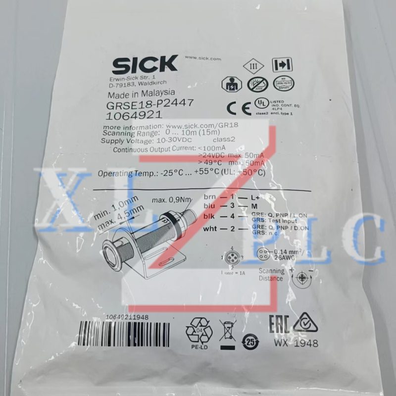 Фотоэлектрический датчик SICK GRSE18-P2447