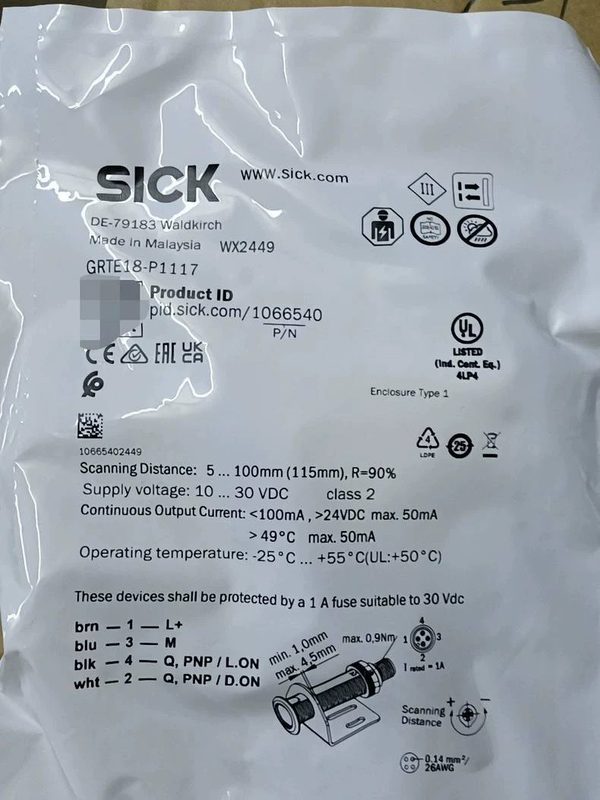 Фотоэлектрический датчик SICK GRTE18-P1117
