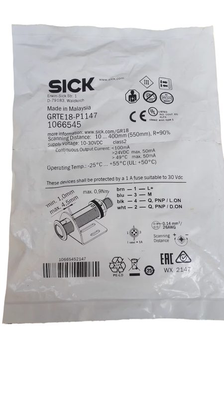 Фотоэлектрический датчик SICK GRTE18-P1147