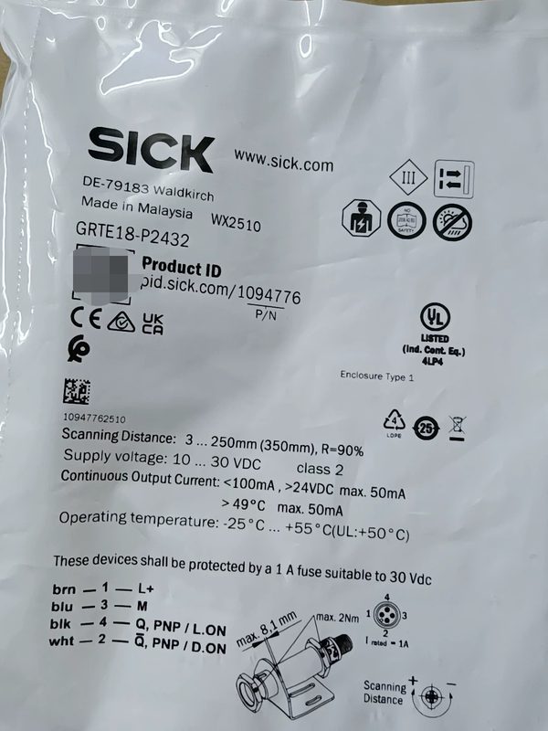 Фотоэлектрический датчик SICK GRTE18-P2432