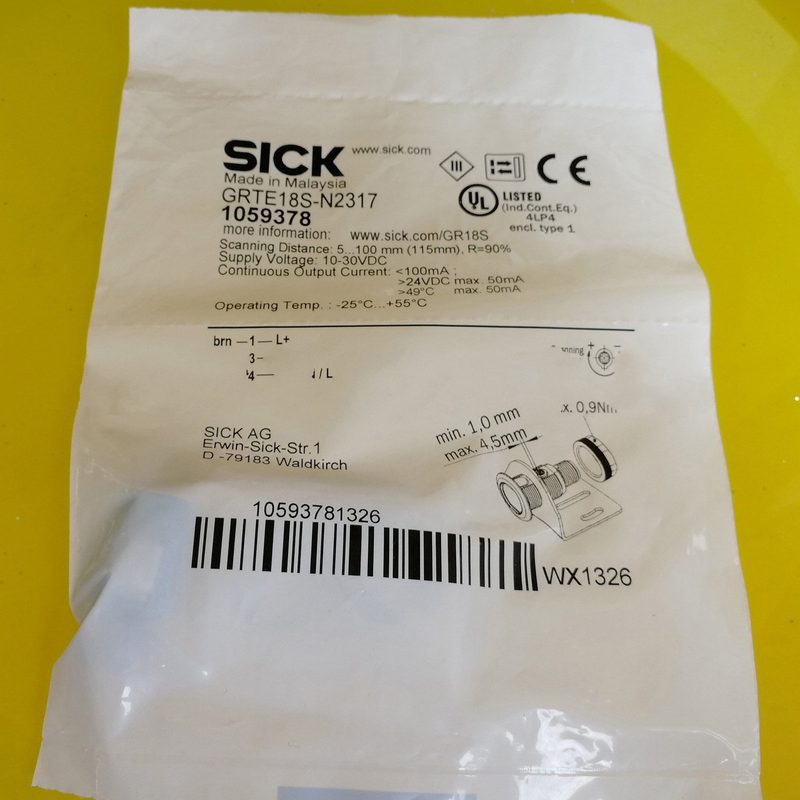 Фотоэлектрический датчик SICK GRTE18S-N2317