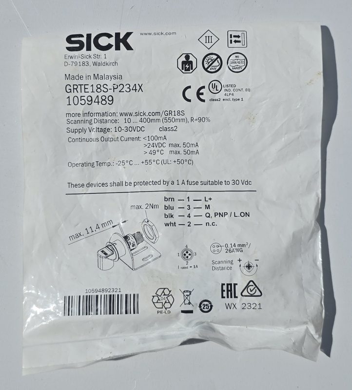 Датчик приближения SICK GRTE18S-P234X