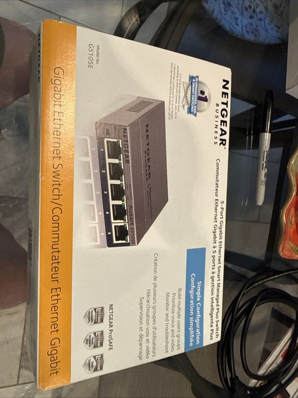 Коммутатор Netgear GS105E-100NAS