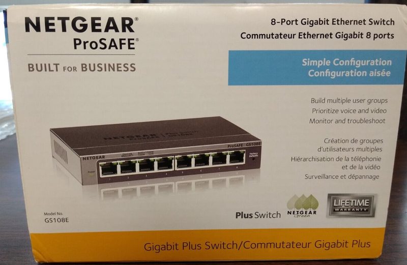 Коммутатор Netgear GS108-4A1NAS