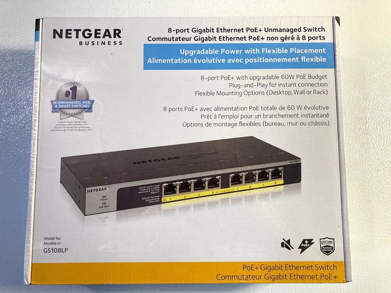 Коммутатор Netgear GS108LP-100NAS