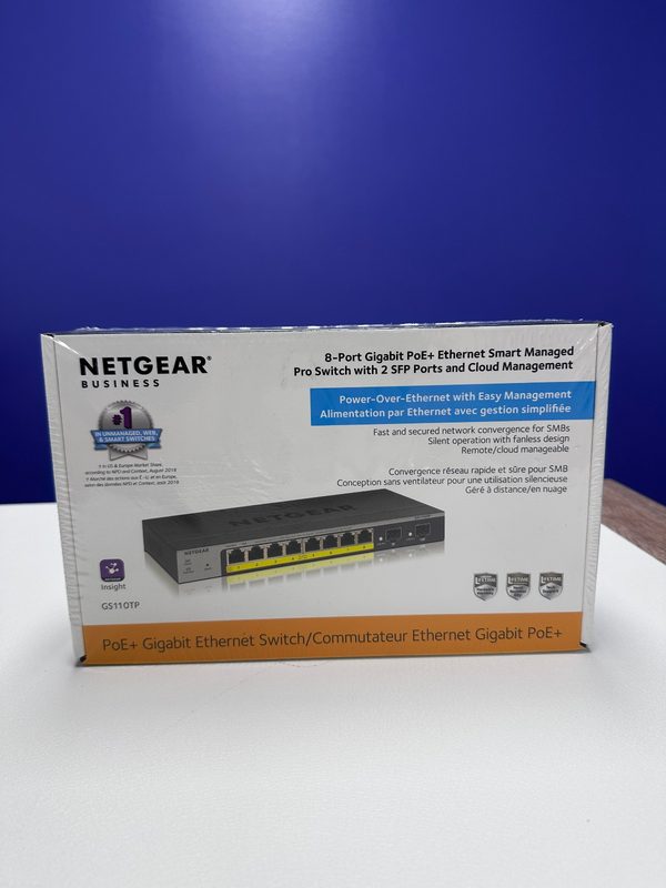Коммутатор Netgear GS110TP-300NAS