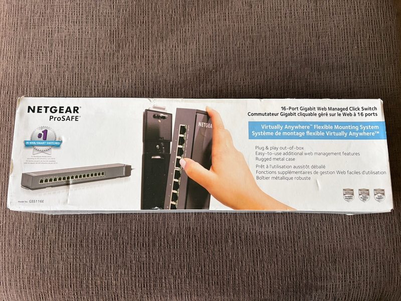 Коммутатор Netgear GS116E