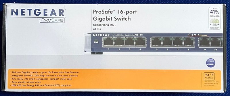 Коммутатор Netgear GS116GE