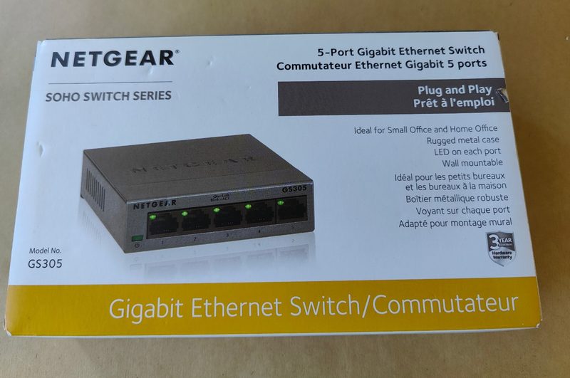 Коммутатор Netgear GS305-100PAS