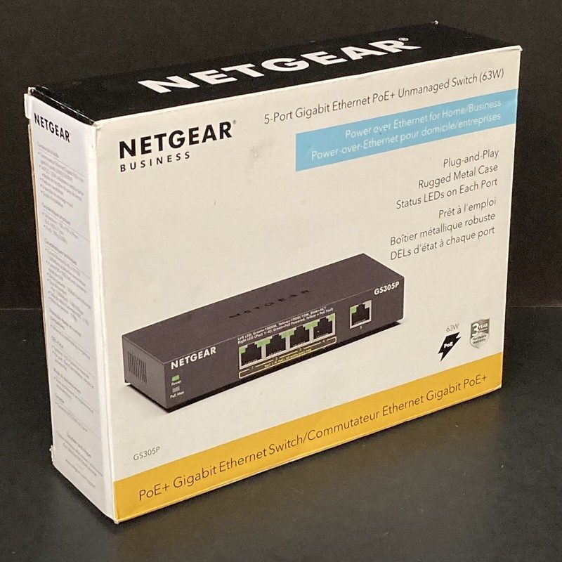 Коммутатор Netgear GS305P-200NAS