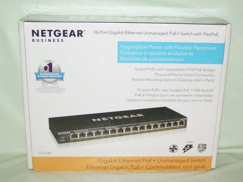 Коммутатор Netgear GS316P-100NAS