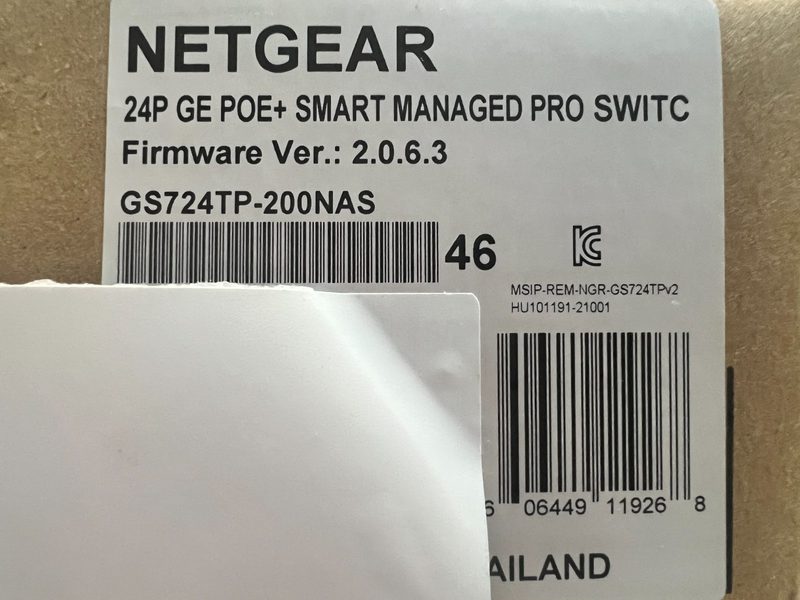 Коммутатор Netgear GS324TP-100NAS