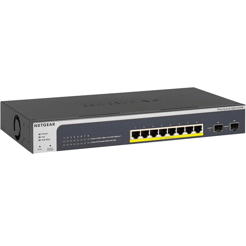Коммутатор Netgear GS510TLP-100NAS