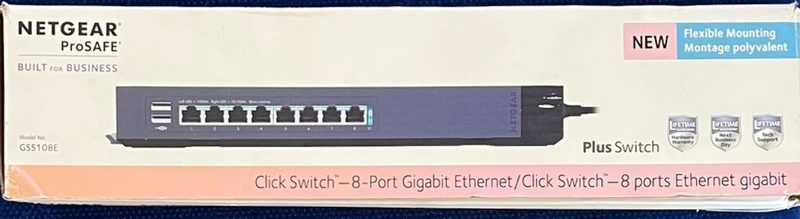 Коммутатор Netgear GSS108E-100NAS