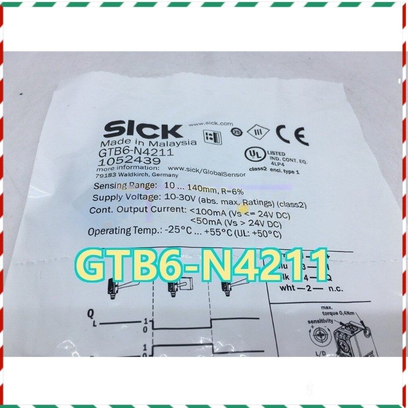 Фотоэлектрический датчик SICK GTB6-N4211