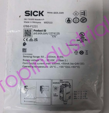 Фотоэлектрический датчик SICK GTB6-P1231