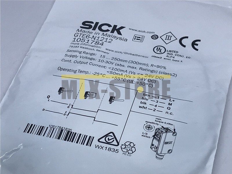 Фотоэлектрический датчик SICK GTE6-N1212
