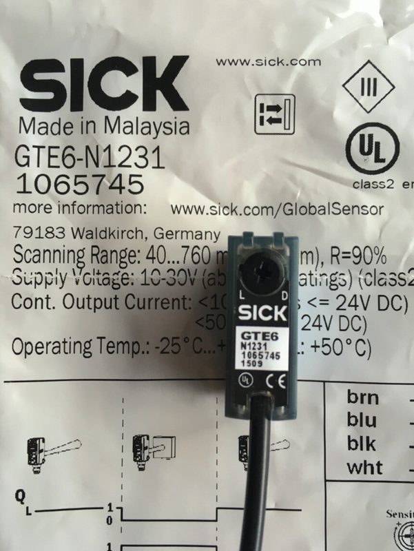 Фотоэлектрический датчик SICK GTE6-N1231
