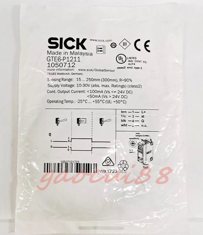 Фотоэлектрический датчик SICK GTE6-P1211