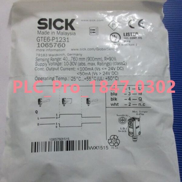 Фотоэлектрический датчик SICK GTE6-P1231