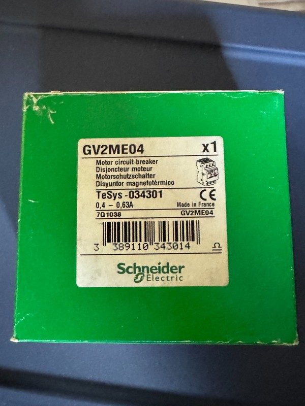 Автоматический выключатель Schneider GV2ME04