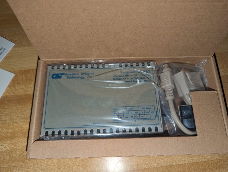 Медиаконвертер Omnitron GX/TM2