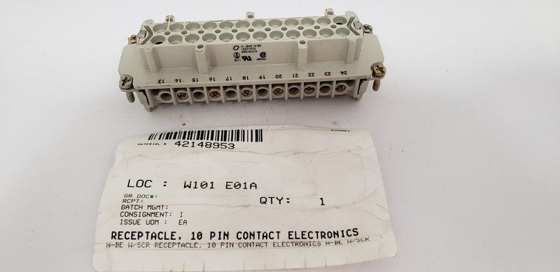 Разъём Harting H-BVE10BS
