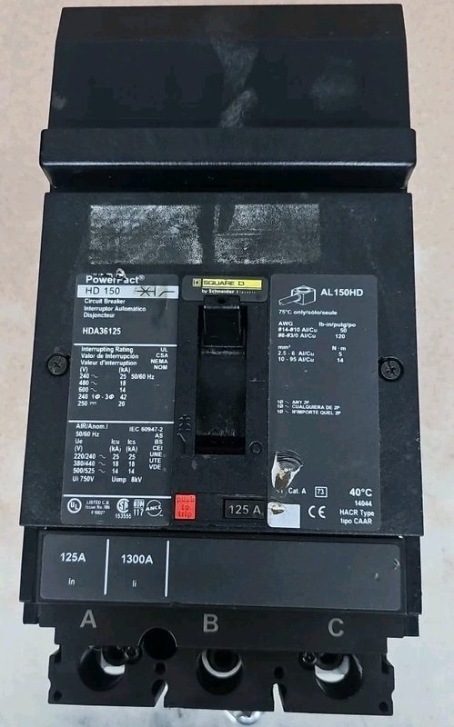 Автоматический выключатель HDA36125