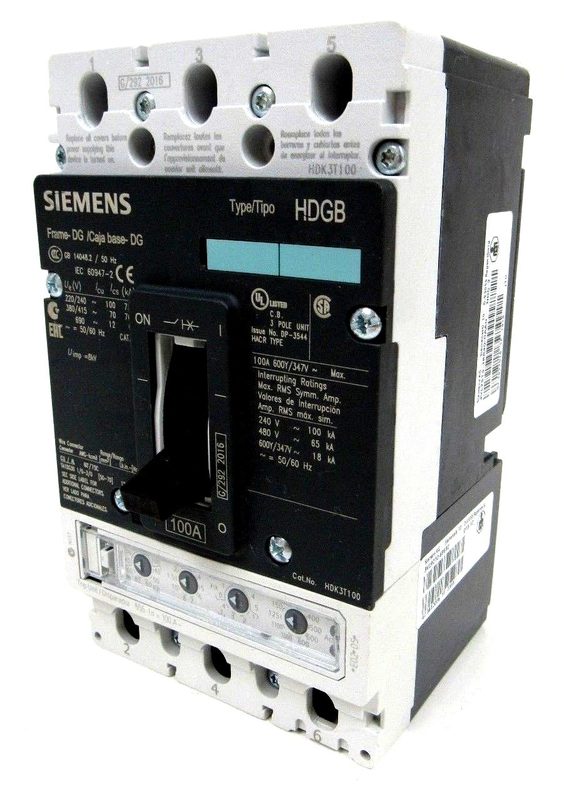 Автоматический выключатель Siemens HDK3T100