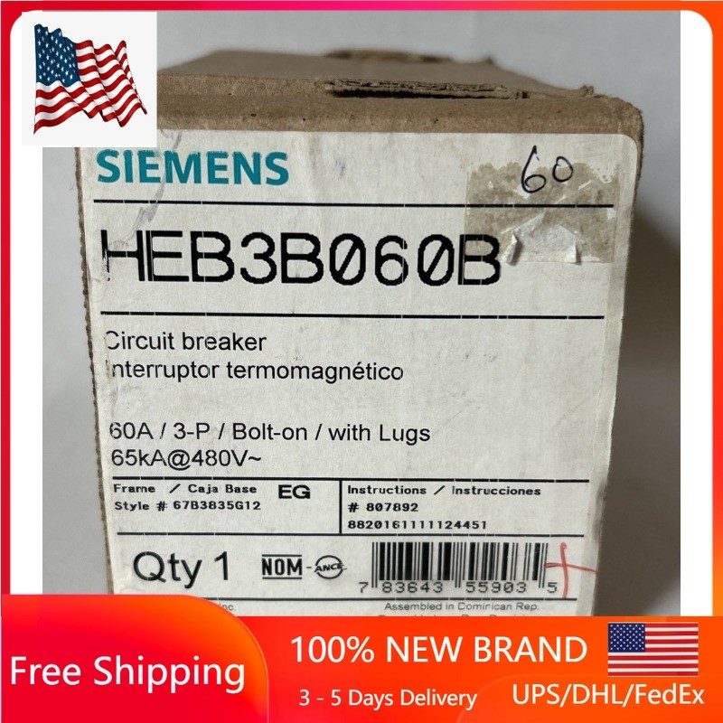Автоматический выключатель Siemens HEB3B060B