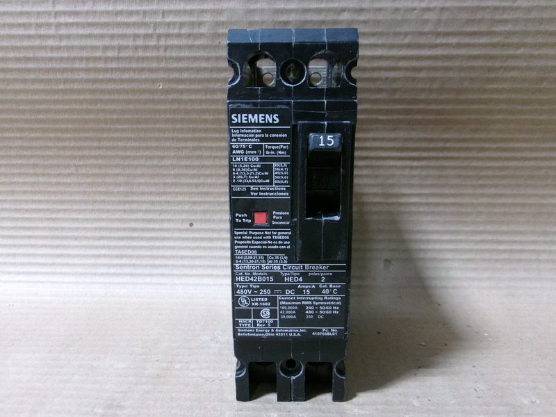 Автоматический выключатель Siemens HED42B015