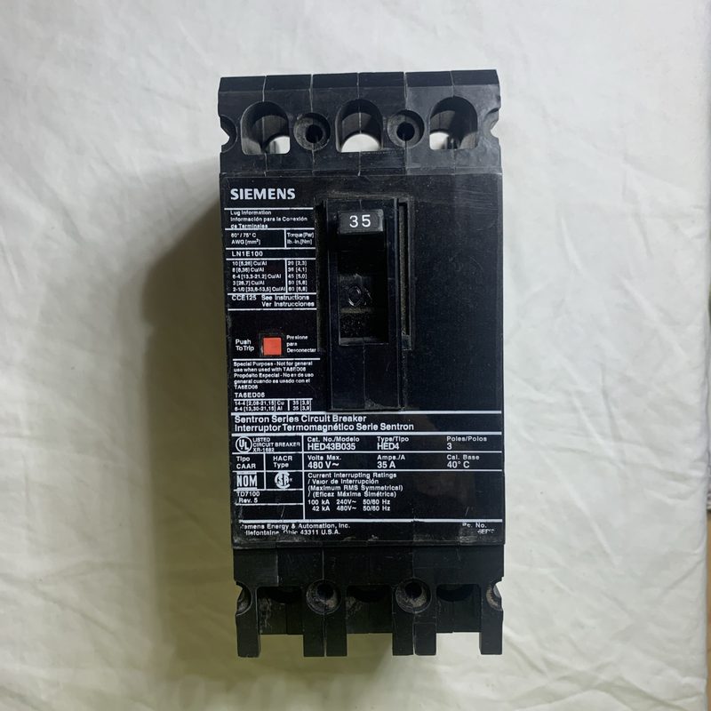 Автоматический выключатель Siemens HED43B035