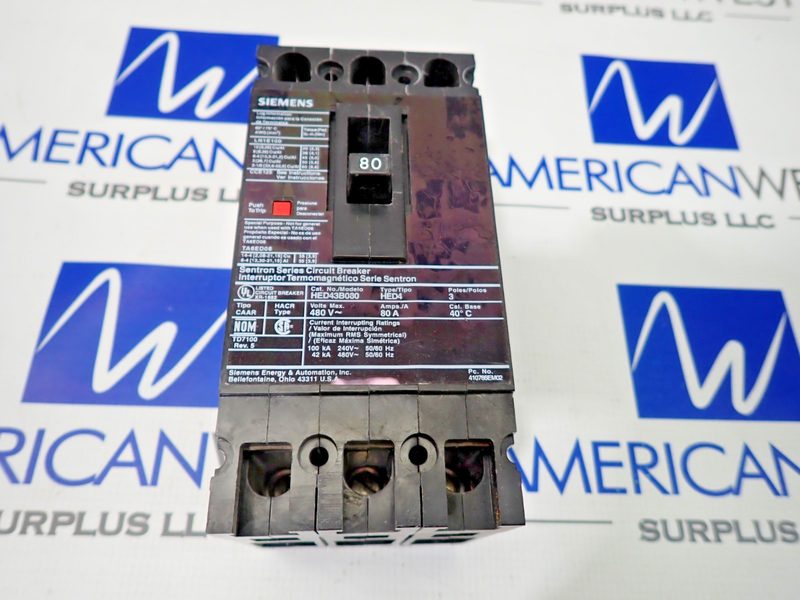 Автоматический выключатель Siemens HED43B080