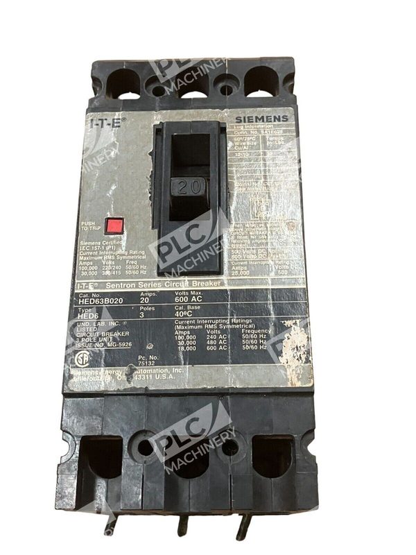 Автоматический выключатель Siemens HED63B020