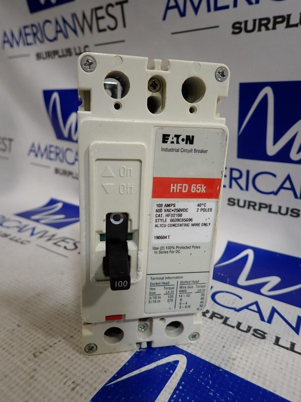 Автоматический выключатель Eaton HFD2100