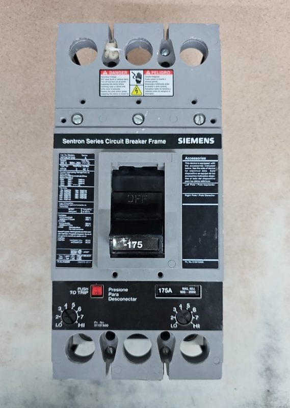 Автоматический выключатель Siemens HFD62F250