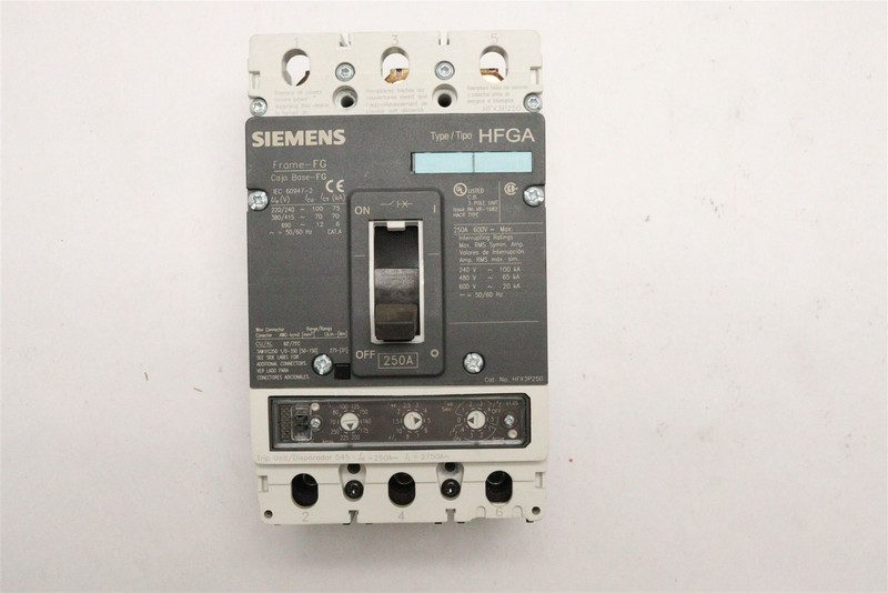 Автоматический выключатель Siemens HFG3F250