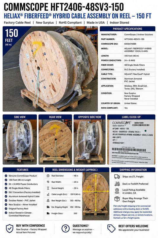 Кабель CommScope HFT2406-48SV3-150