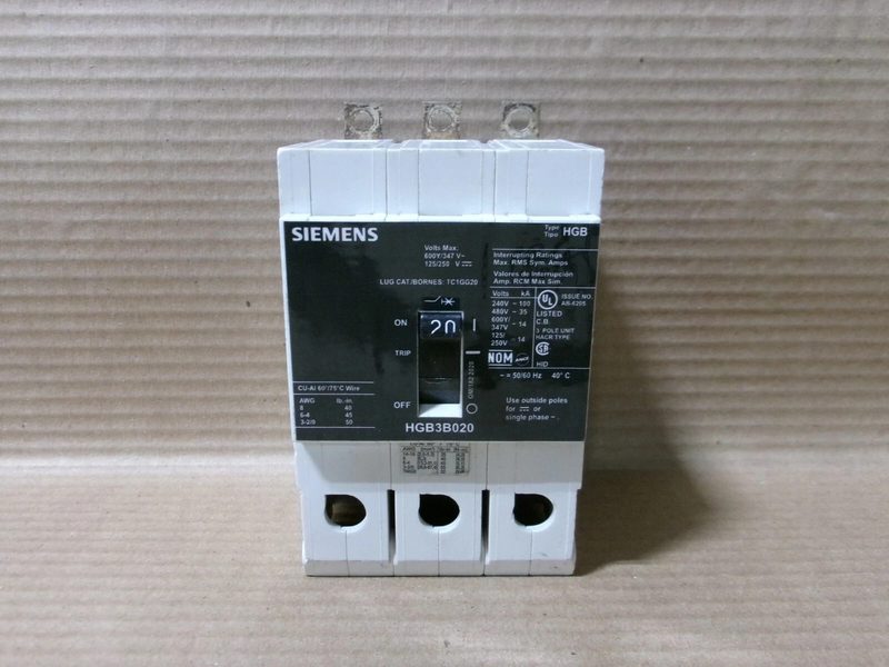 Автоматический выключатель Siemens HGB3B020