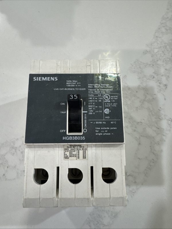 Автоматический выключатель Siemens HGB3B035