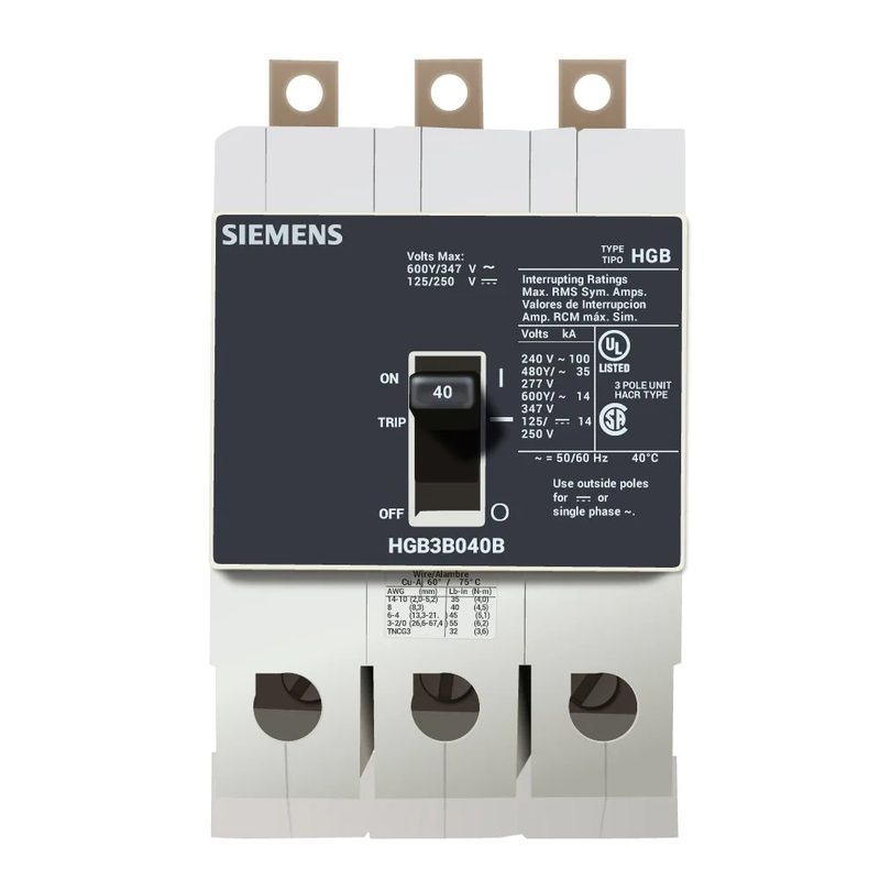 Автоматический выключатель Siemens HGB3B040B