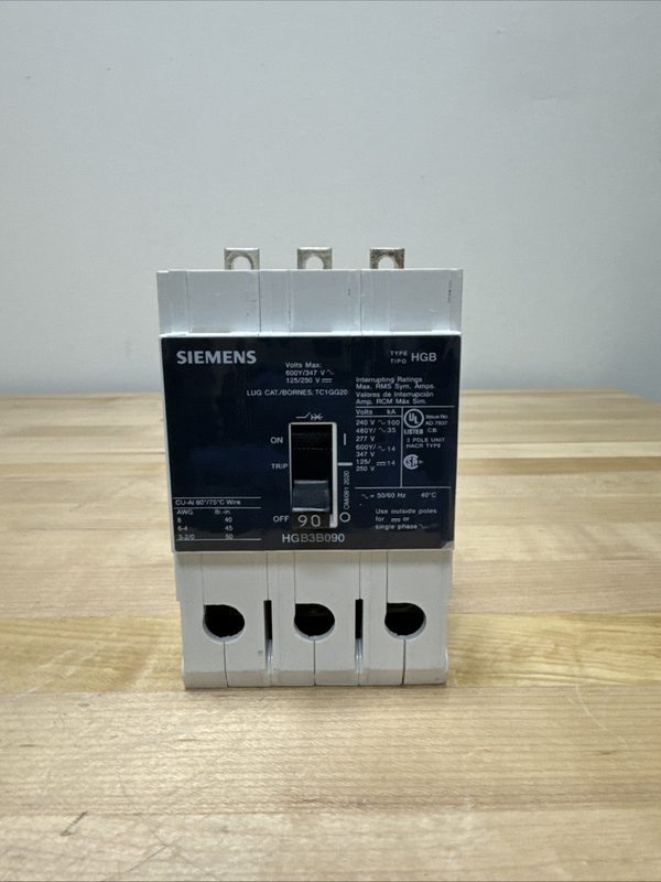 Автоматический выключатель Siemens HGB3B090