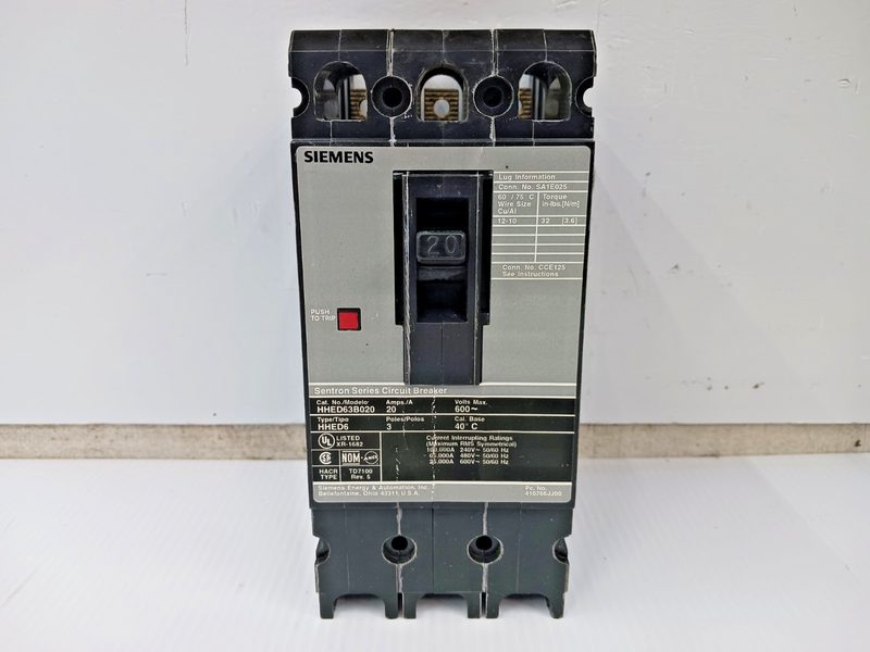 Автоматический выключатель Siemens HHED63B020