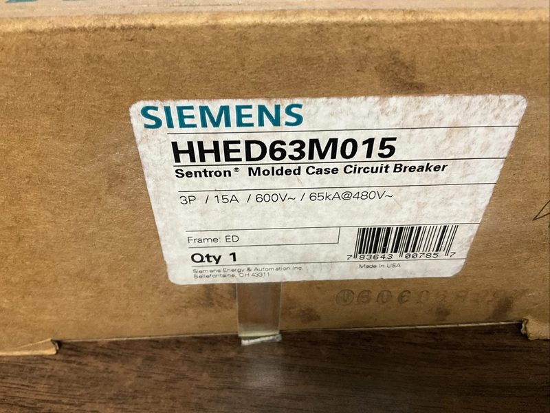 Автоматический выключатель Siemens HHED63M015